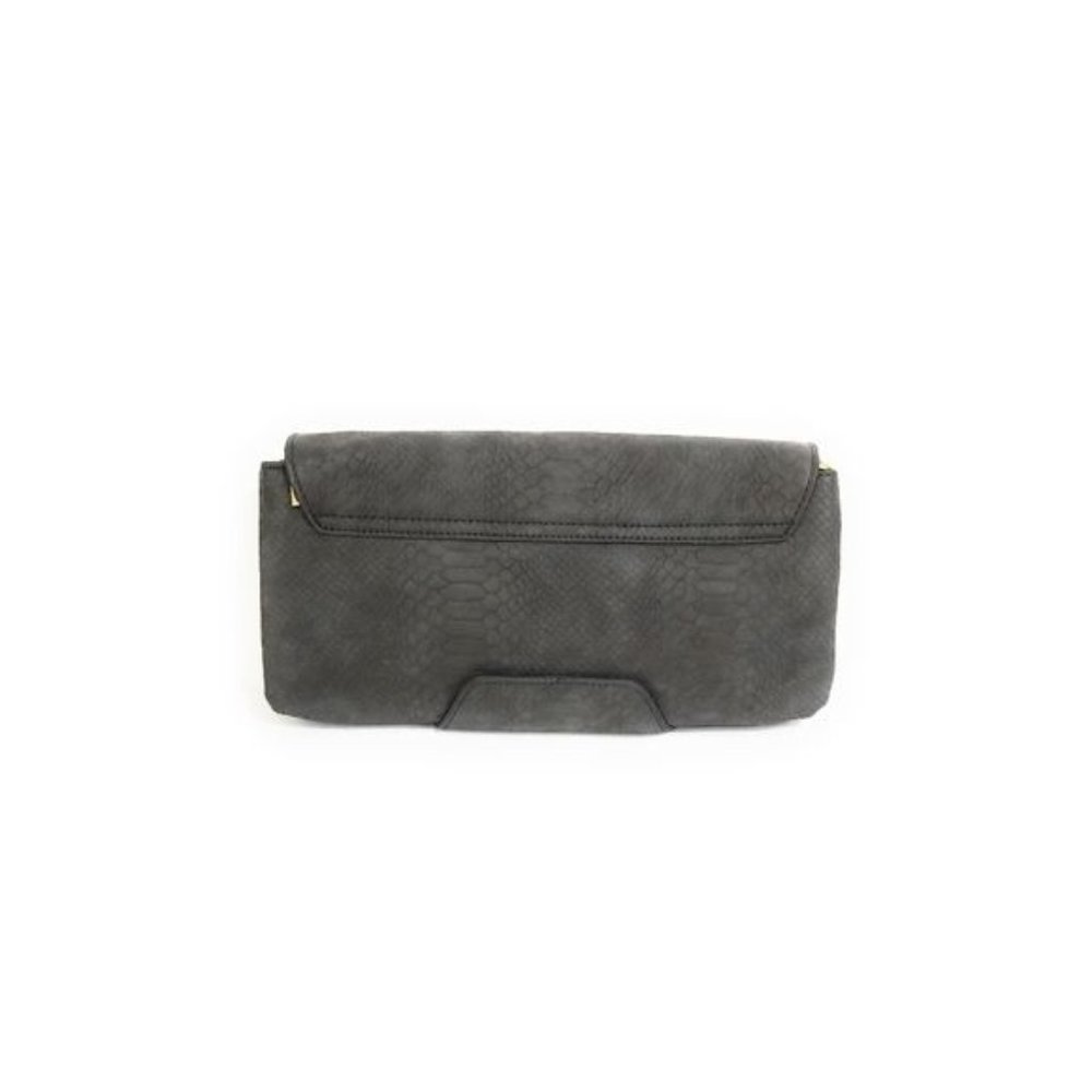 URBAN EXPRESSIONS Gray Envelope Crossbody Clutch - Picture 7 of 12